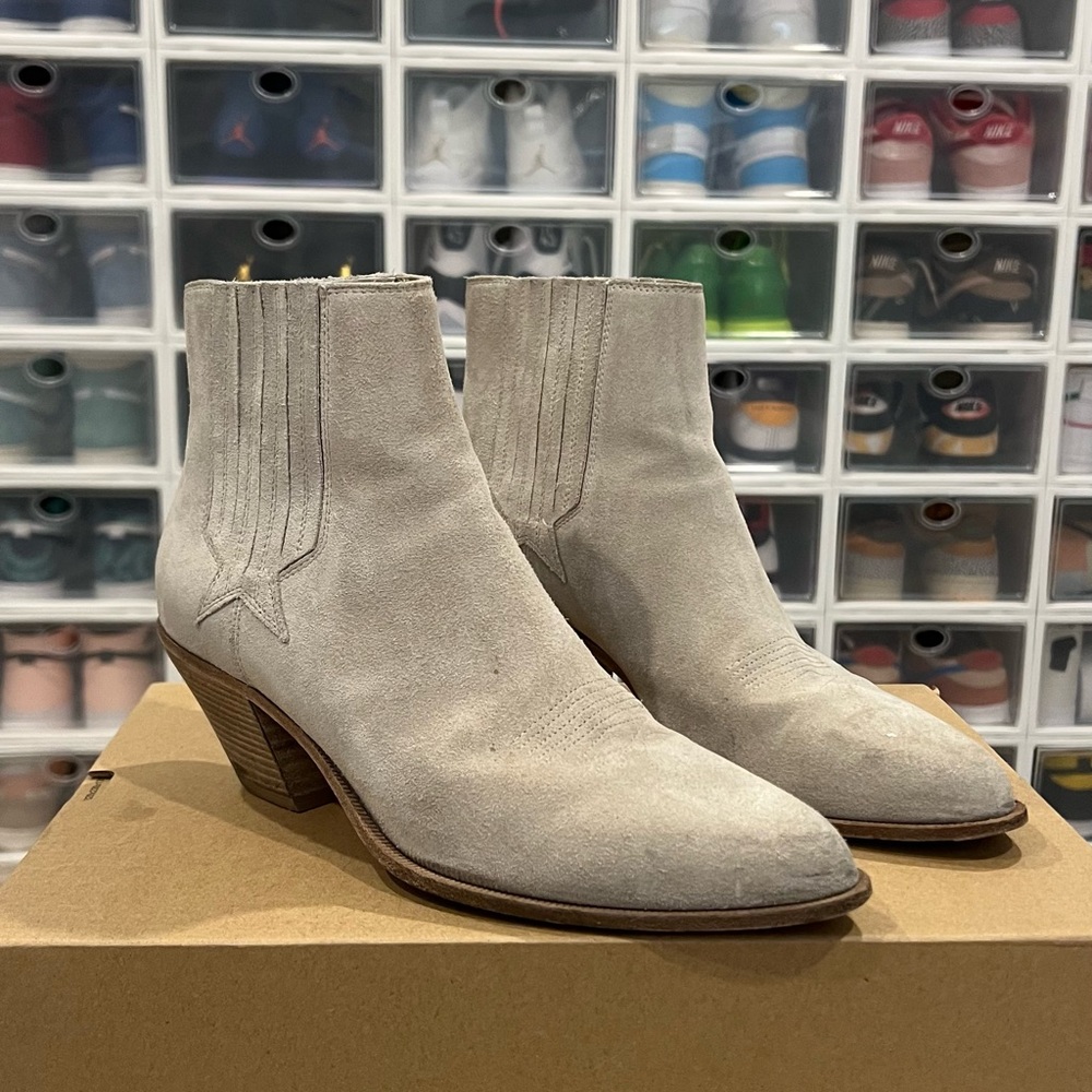 Golden Goose Sunset Ankle Boots. size 39. Light beige.